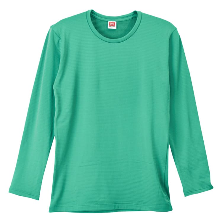 クルーネック　長袖