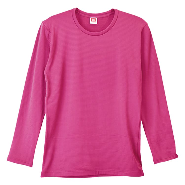 クルーネック　長袖