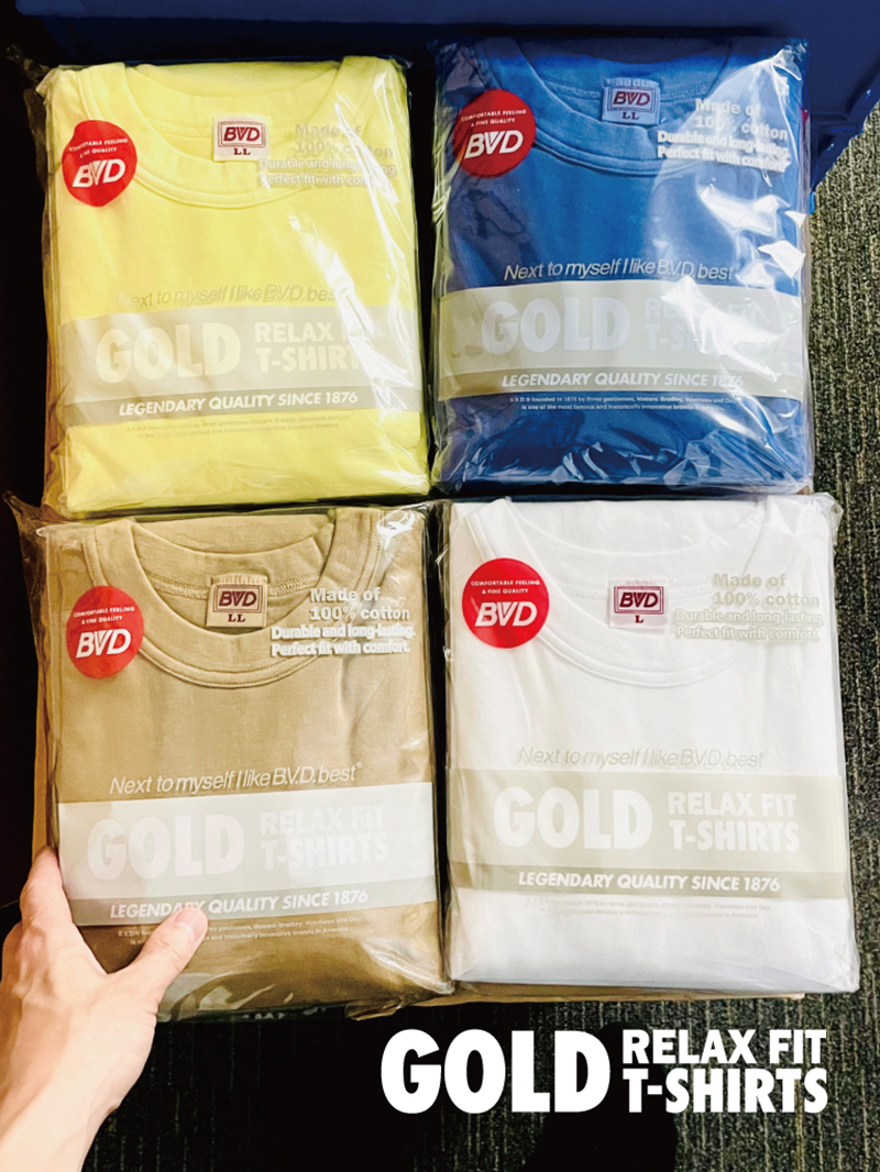 GOLD RELAX FIT T-SHIRTS
