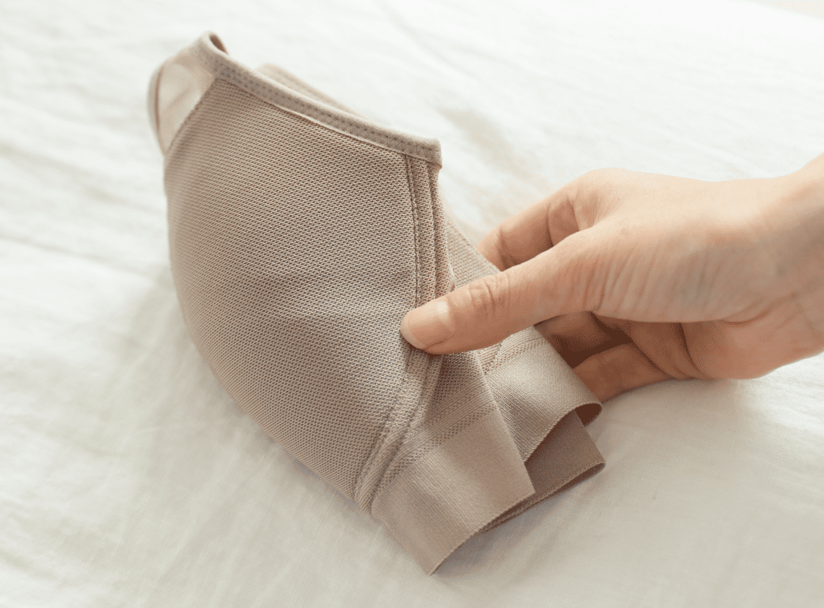 コンパクトに畳んでも、型崩れしづらい