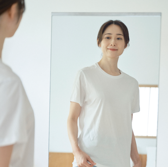 Tシャツも透けにくい