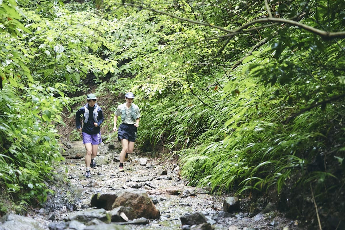 トレイル感ある登山道も満喫。