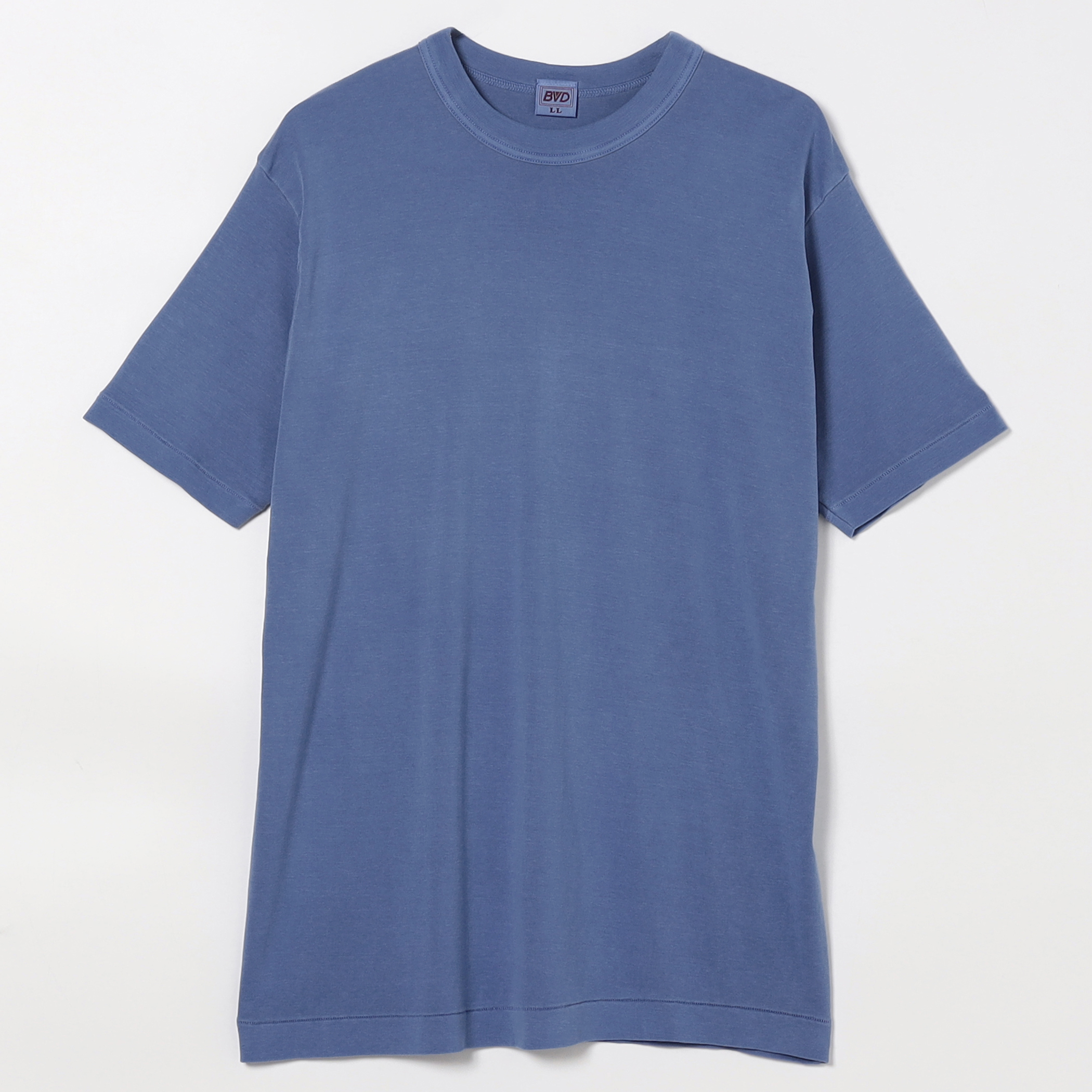 GOLD RELAX FIT PIGMENT T-SHIRTS MIAMI BEACH BLUE 着用