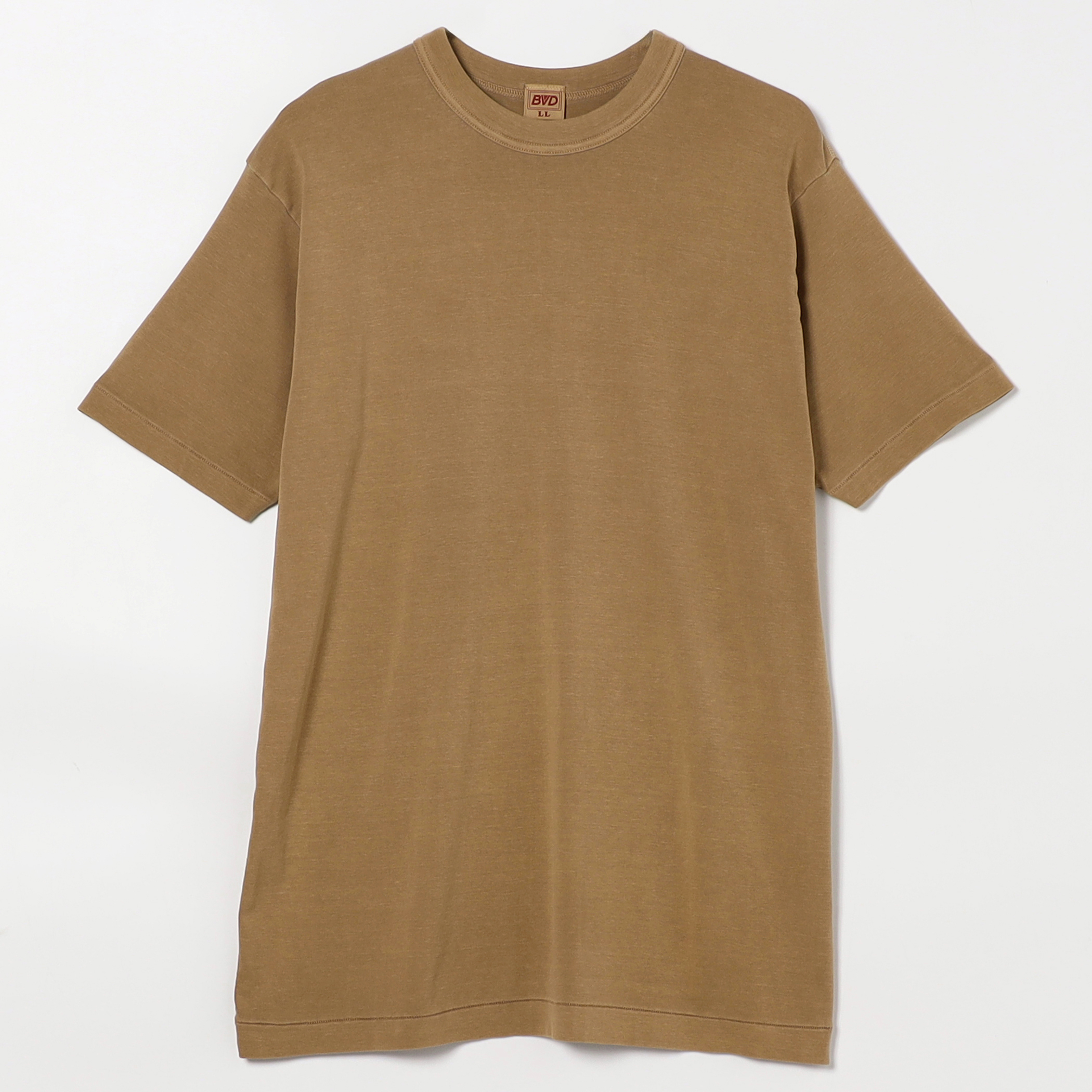 GOLD RELAX FIT PIGMENT T-SHIRTS GRAND CANYON BROWN 着用